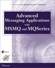 Tapa de Advanced Messaging Applications with MSMQ and MQSeries