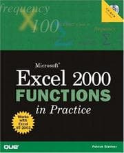 Tapa de Microsoft Excel functions in practice