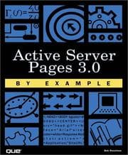Tapa de Active Server Pages 3.0 by Example (By Example)
