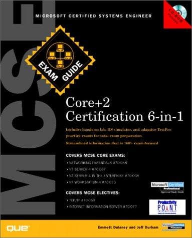 Tapa de MCSE Core +2 Certification exam guide 6-in-1