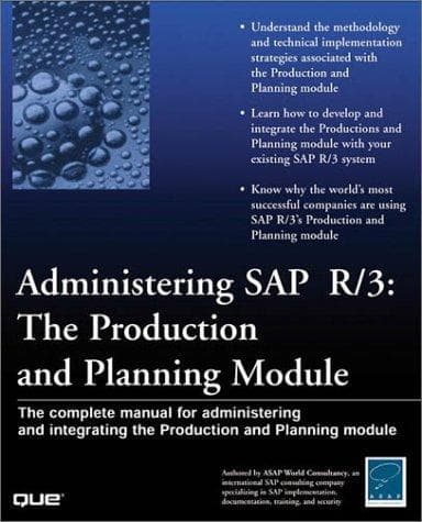 Tapa de Administering SAP R/3