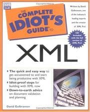 Tapa de Complete Idiot's Guide to XML