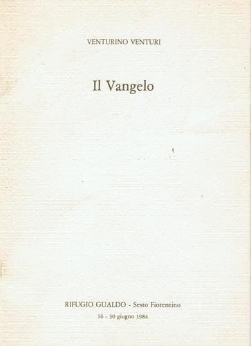 Tapa de Il Vangelo
