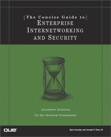 Tapa de The Concise guide to enterprise internetworking and security