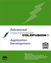 Tapa de Advanced Macromedia ColdFusion 5