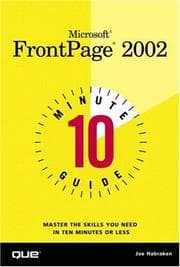 Tapa de Microsoft FrontPage 2002