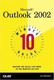 Tapa de 10 Minute Guide to Microsoft Outlook 2002
