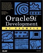 Tapa de Oracle9i development by example