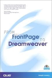 Tapa de From FrontPage to Dreamweaver