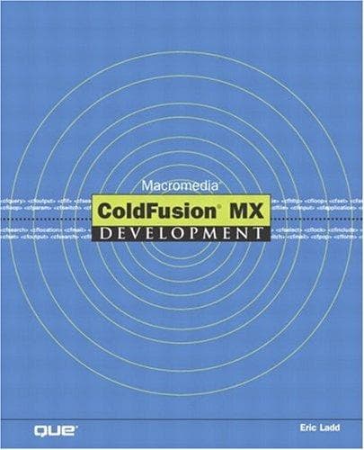 Tapa de Macromedia ColdFusion MX Development