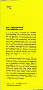 Tapa de The architect's office