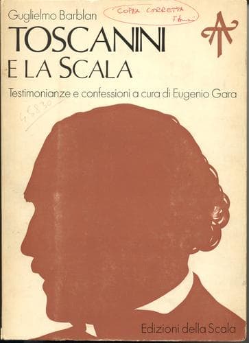 Tapa de Toscanini e la Scala