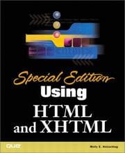 Tapa de Special Edition Using HTML and XHTML