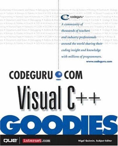Tapa de Codeguru.com Visual C++ Goodies