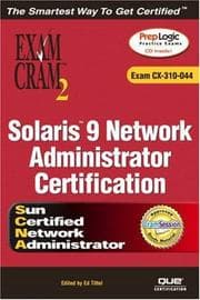 Tapa de Solaris 9 Network Administrator