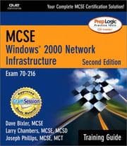 Tapa de MCSE/MCSA Training Guide (70-216)