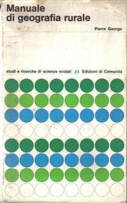 Tapa de Manuale di geografia rurale