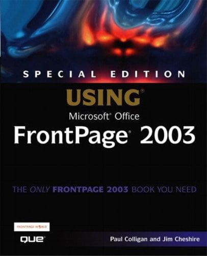Tapa de Special Edition Using Microsoft Office FrontPage 2003