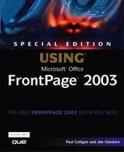 Tapa de Special Edition Using Microsoft Office FrontPage 2003