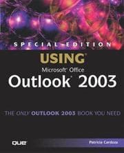 Tapa de Using Microsoft Office Outlook 2003