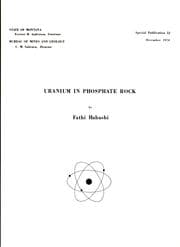 Tapa de Uranium in phosphate rock