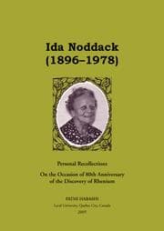Tapa de Ida Noddack (1896-1978)