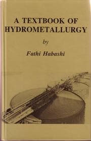 Tapa de Textbook of hydrometallurgy
