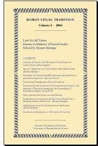 Tapa de Law for All Times: Essays in Memory of David Daube