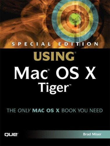 Tapa de Special edition using Mac OS X v10.4 Tiger