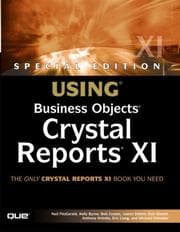 Tapa de Using Business Objects Crystal reports XI