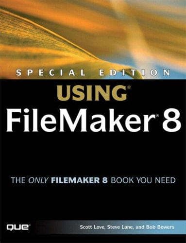 Tapa de Special edition using Filemaker 8