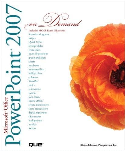 Tapa de Microsoft Office PowerPoint 2007 On Demand