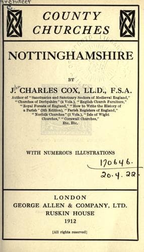 Tapa de Nottinghamshire.