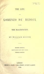 Tapa de The life of Lorenzo de' Medici