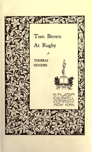 Tapa de Tom Brown at Rugby