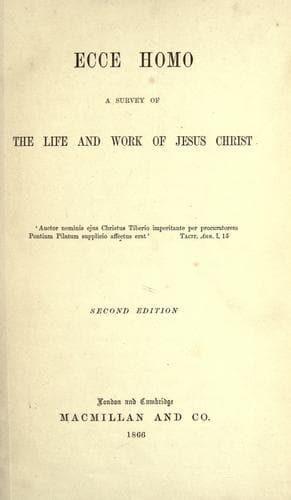 Tapa de Ecce Homo