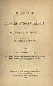 Tapa de The life of Charles Stewart Parnell