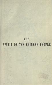 Tapa de The spirit of the Chinese people