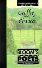 Tapa de Geoffrey Chaucer