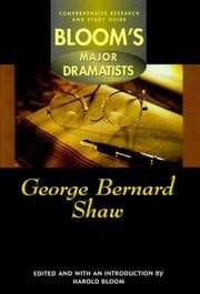 Tapa de George Bernard Shaw (Bloom's Major Dramatist : Comprehensive Research and Study Guide)