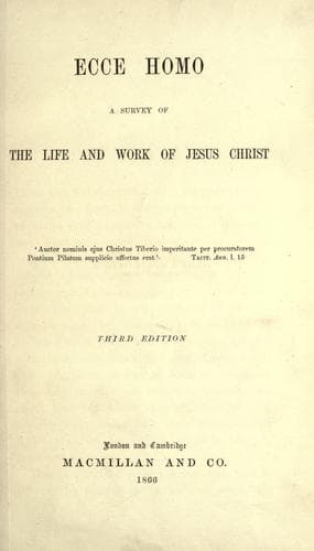 Tapa de Ecce Homo