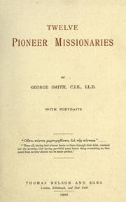 Tapa de Twelve pioneer missionaries