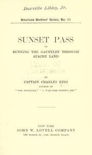 Tapa de Sunset Pass