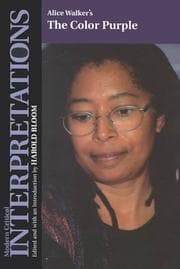 Tapa de Alice Walker's The color purple