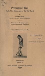 Tapa de Prehistoric man