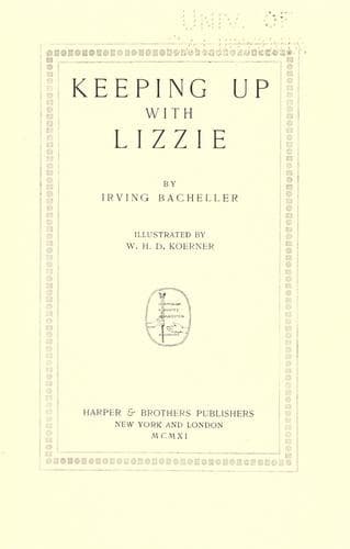 Tapa de Keeping up with Lizzie