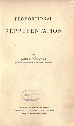Tapa de Proportional representation