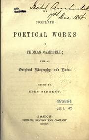 Tapa de Complete poetical works, with an original biography and notes