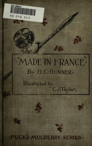 Tapa de "Made in France;"
