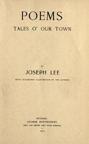 Tapa de Poems: Tales o' our town